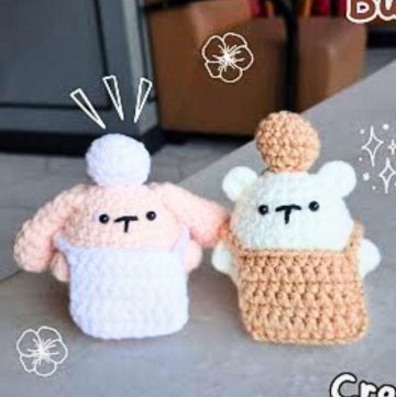 Crochet Bunny and Bear Chef Pattern For Creative Decor