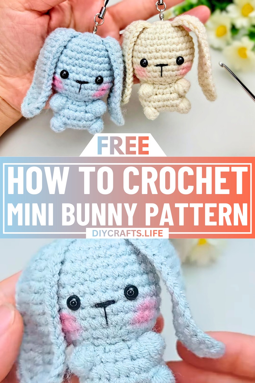 How to Crochet a Mini Bunny For Beginners