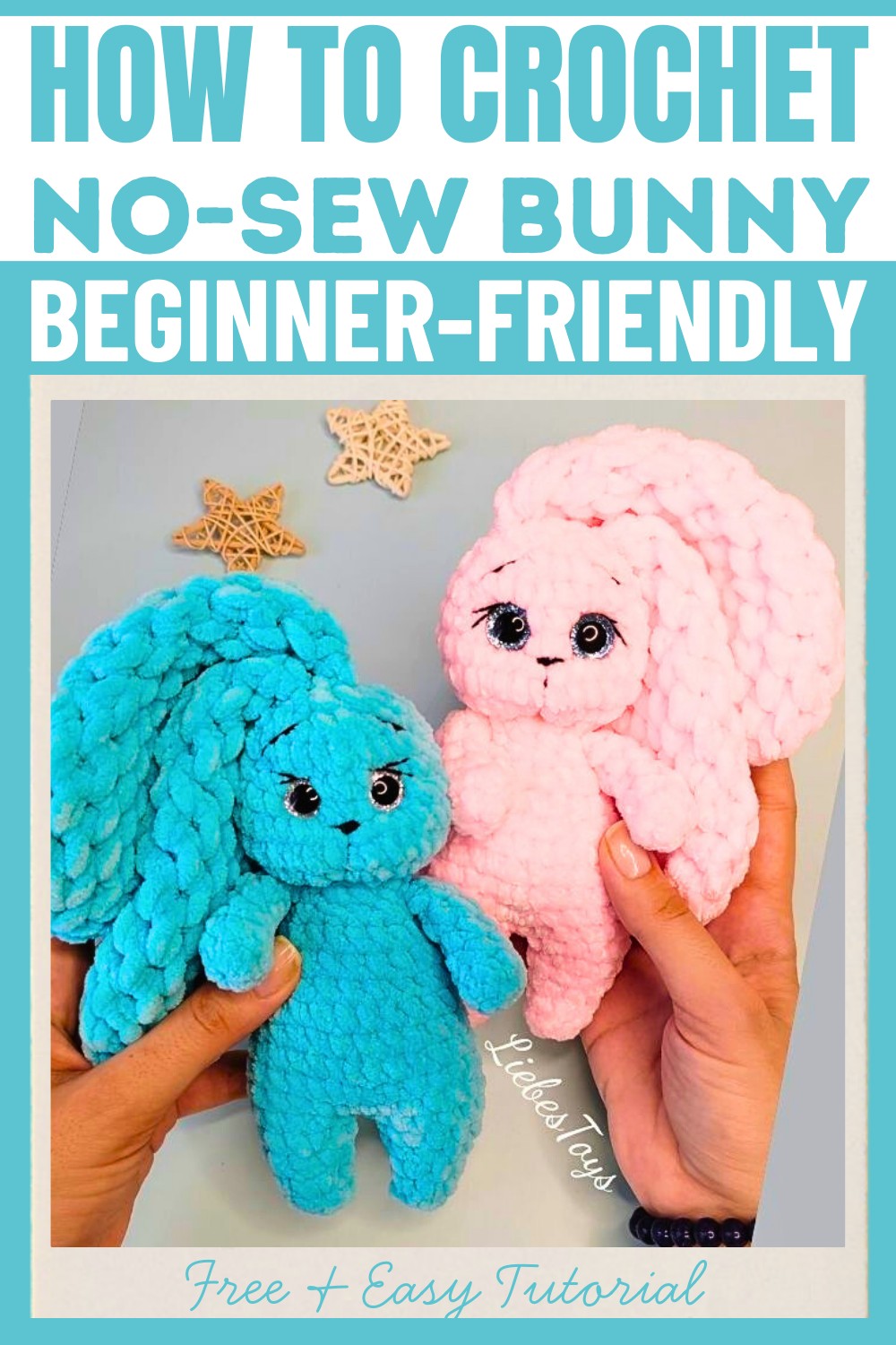 No-Sew Crochet Bunny Amigurumi Free Pattern