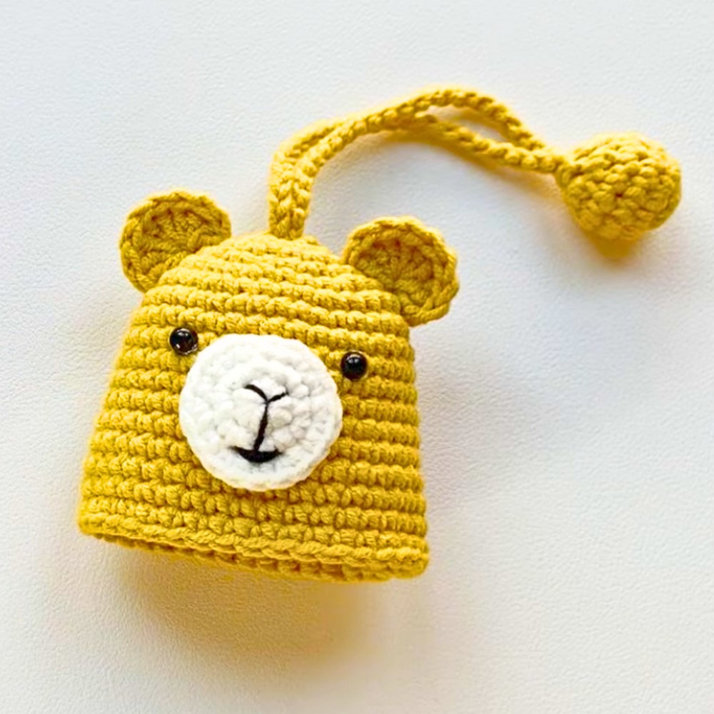 Free Crochet Bear Key Cover Pattern For Everyday Accessory