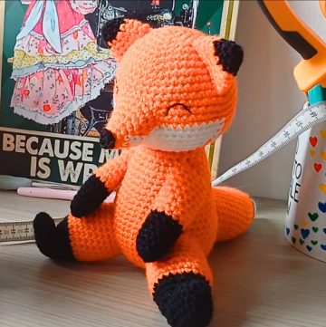 Free Crochet Fox Pattern For Handmade Toy or Decor Idea