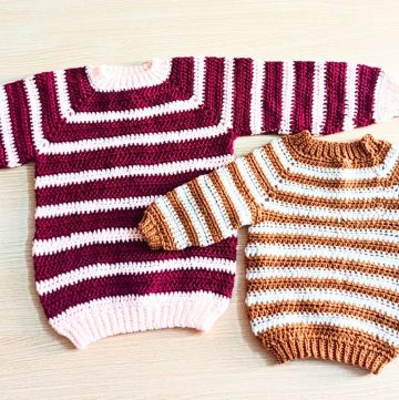 How To Crochet The Perfect Striped Sweater