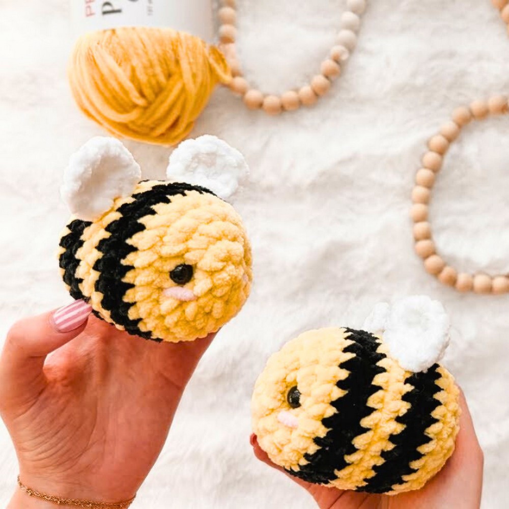 How to Crochet a Beginner-Friendly Bee for Toy, Gift, or Decor Idea