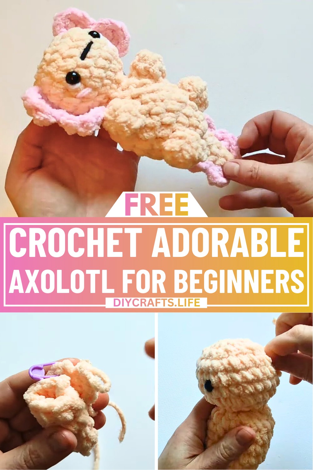How to Crochet an Adorable Axolotl for Beginners