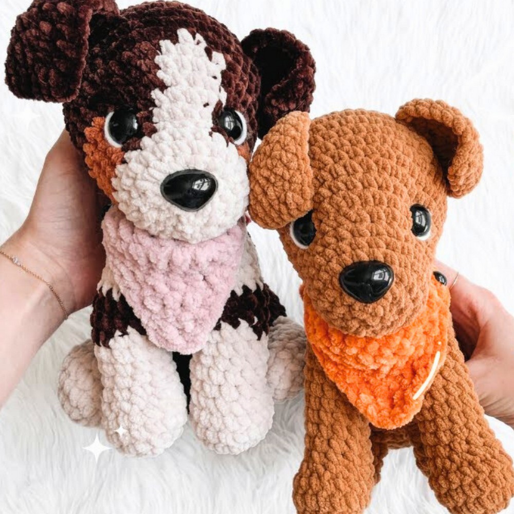 Low-Sew Crochet Puppy Pattern for Easy Handmade Toy