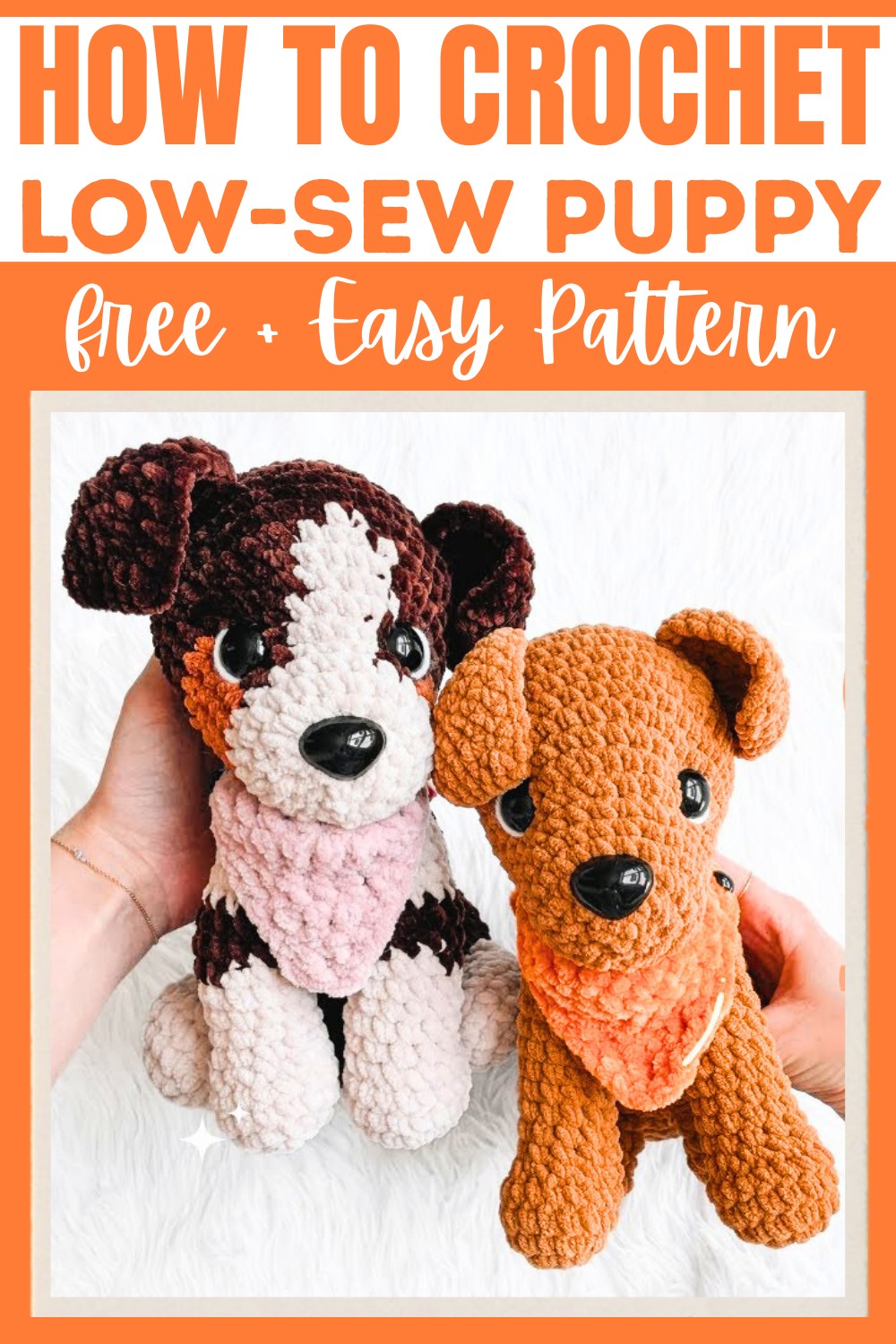Low-Sew Crochet Puppy Pattern for Easy Handmade Toy