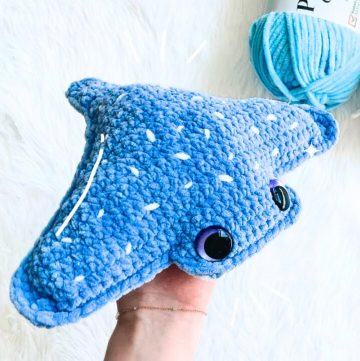 No-Sew Crochet Stingray Amigurumi Pattern
