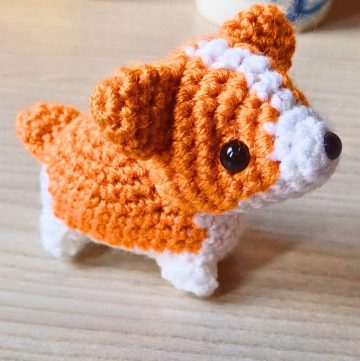 Step-by-Step Crochet Tiny Corgi Tutorial for Beginners