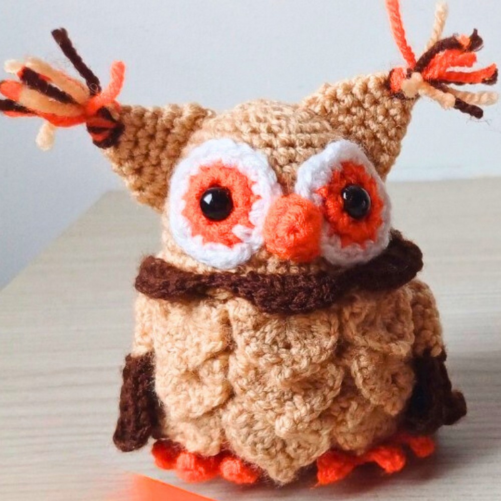owl crochet amigurumi tutorial