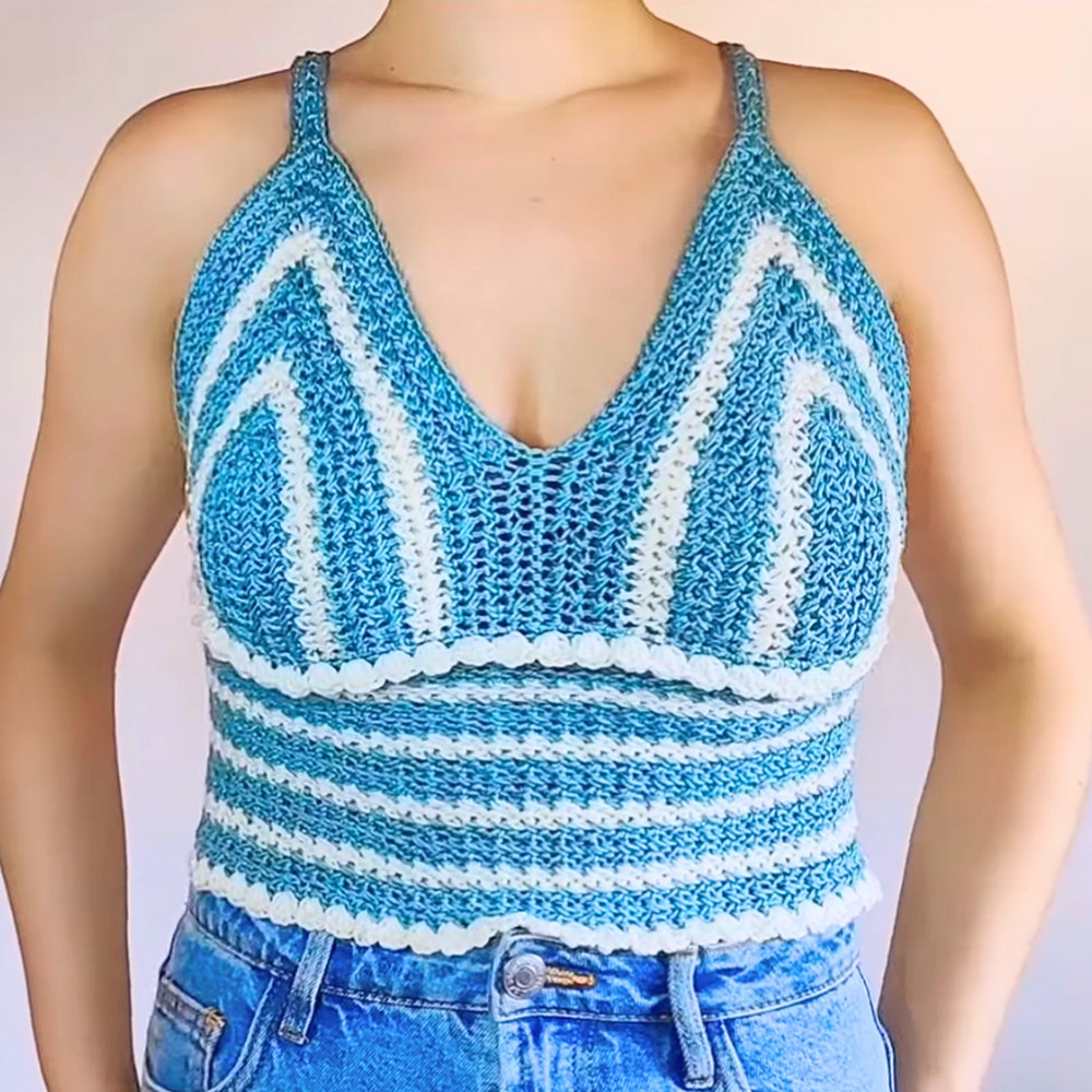 Crochet Crop Top Tutorial - Colorful and Stylish Design