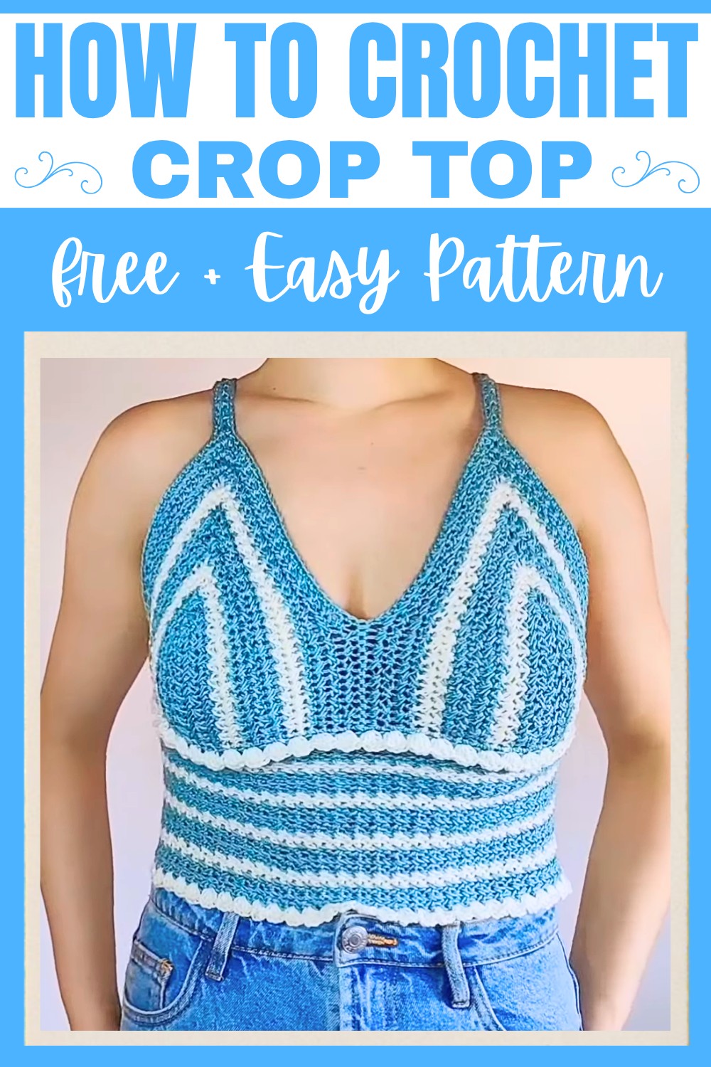 Crochet Crop Top Tutorial - Colorful and Stylish Design