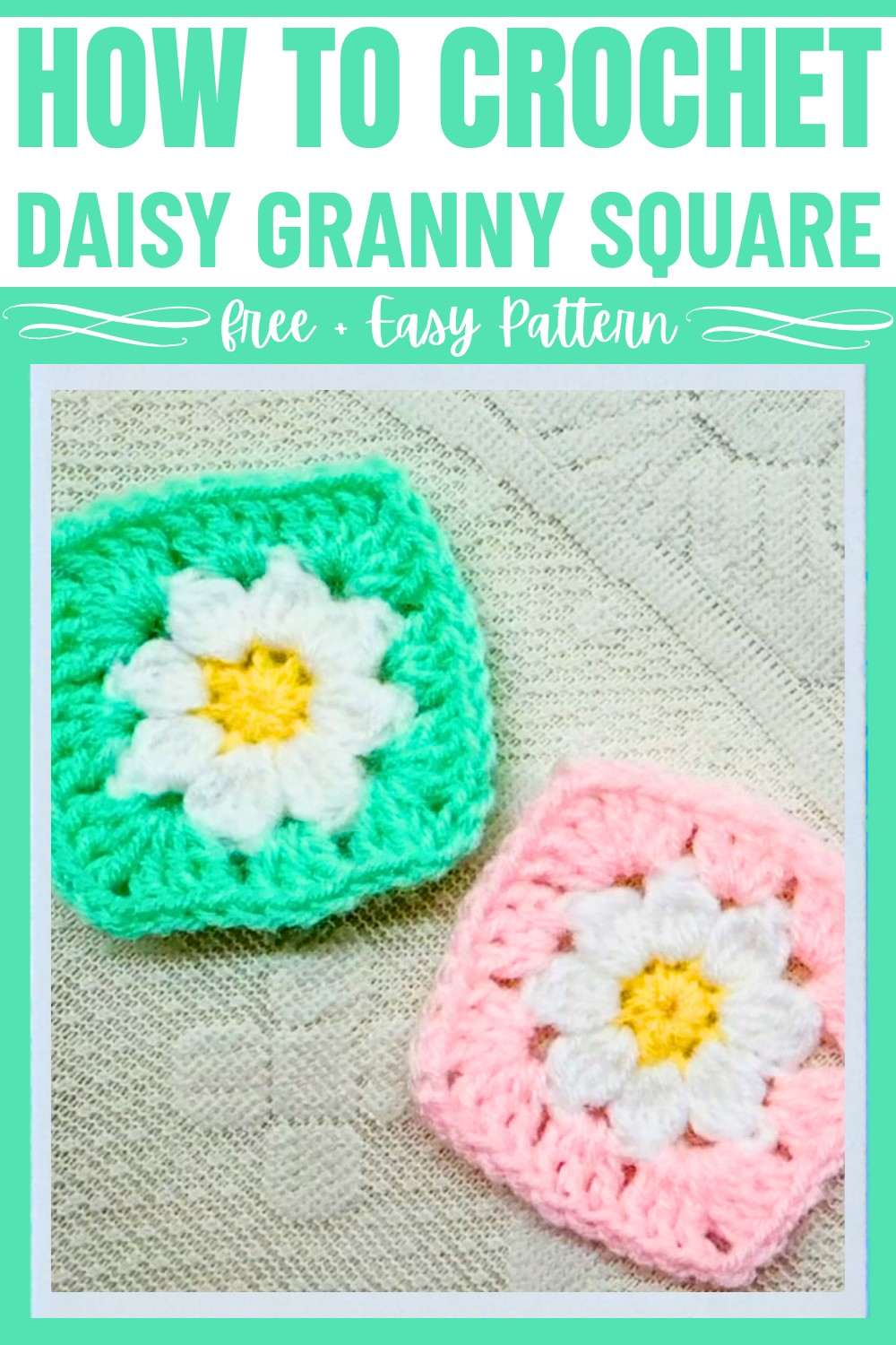 Crochet Daisy Granny Square