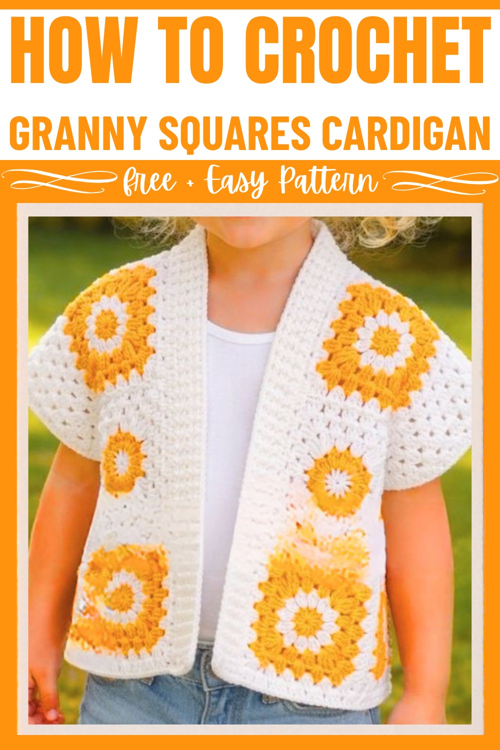 Crochet Granny Squares Cardigan Pattern with Cozy Design