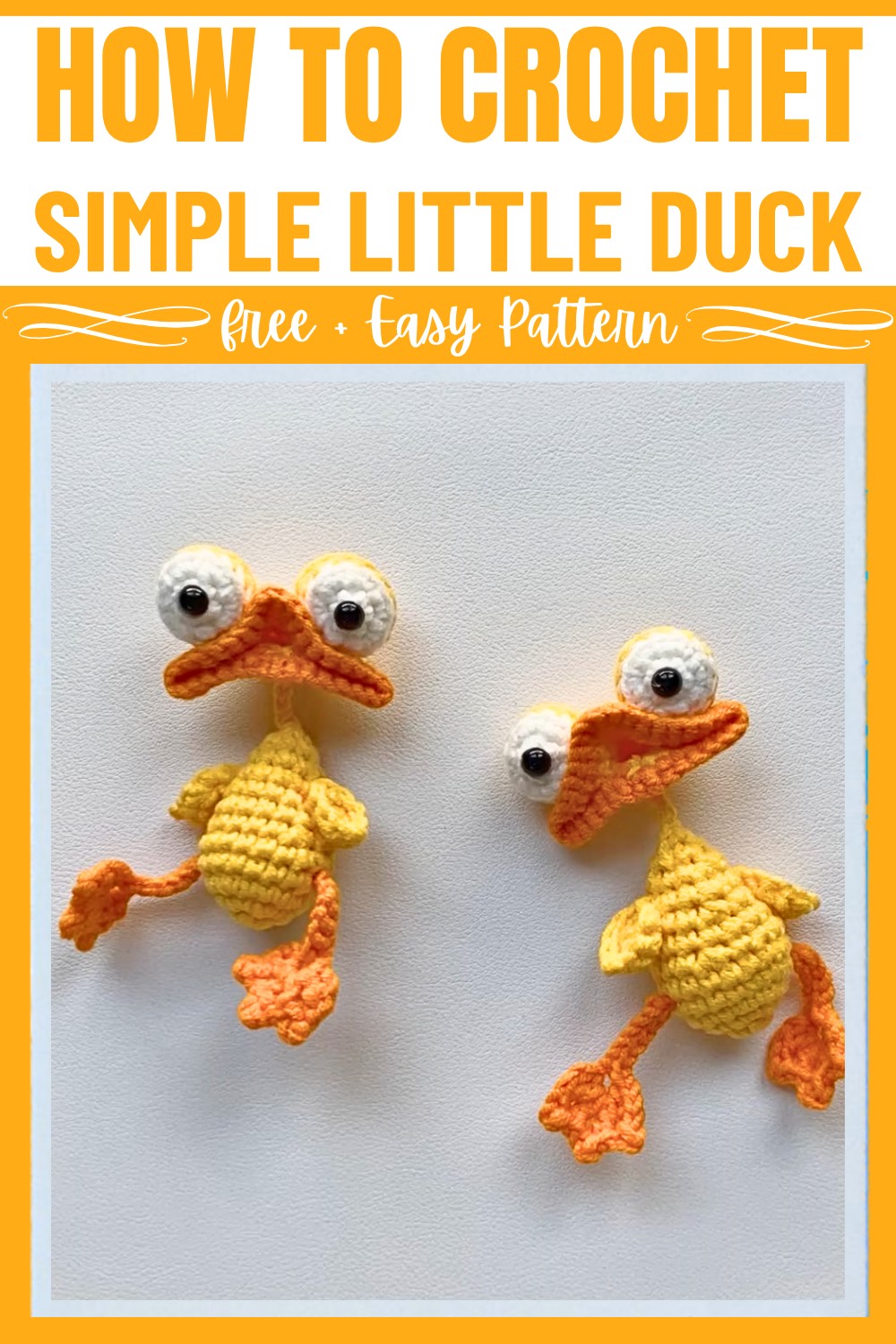 Crochet Little Duck Handmade Toy You’ll Love
