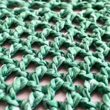 Crochet Mesh Granny Square