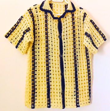 Crochet Unisex Mesh Shirt