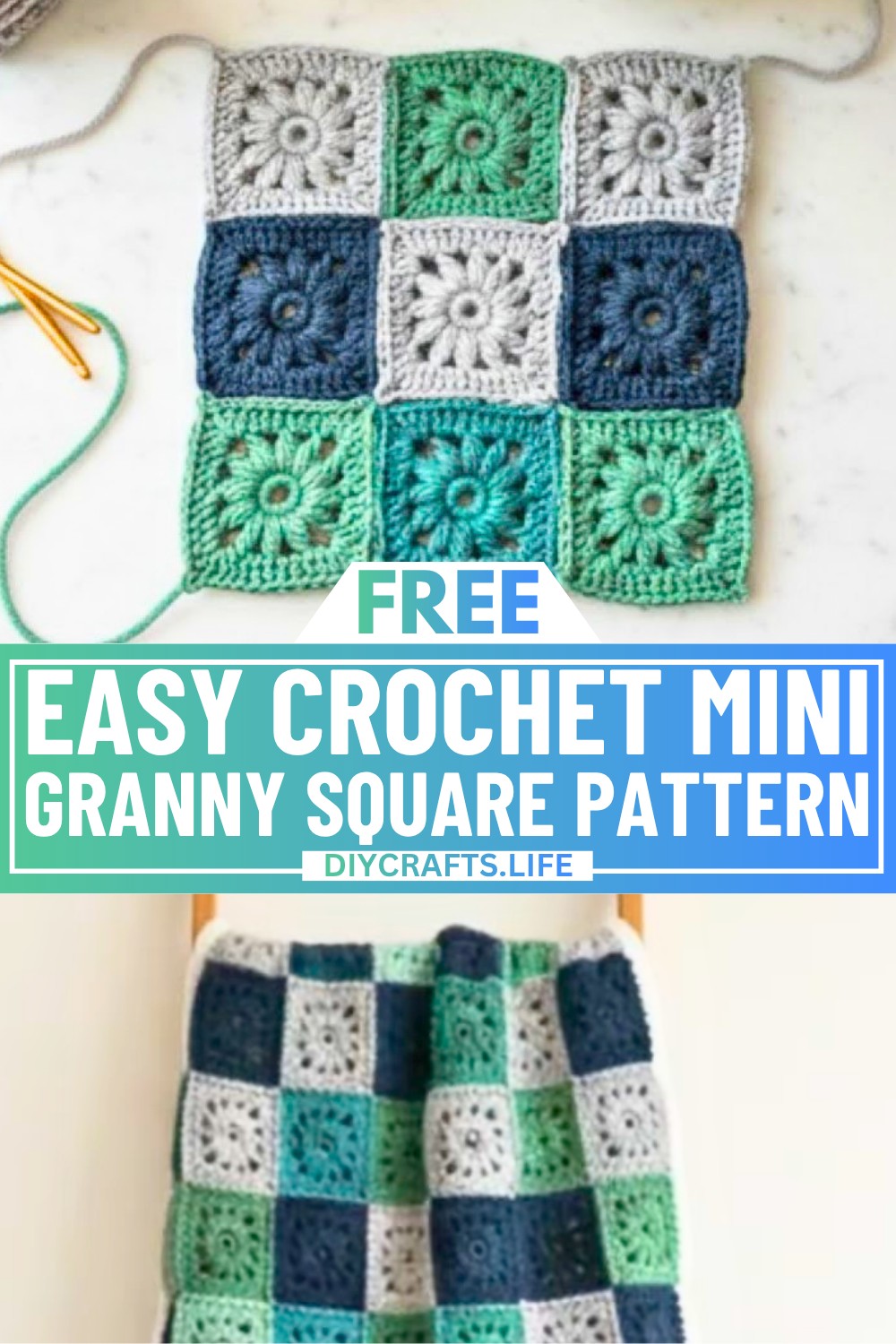 Easy Crochet Mini Granny Square