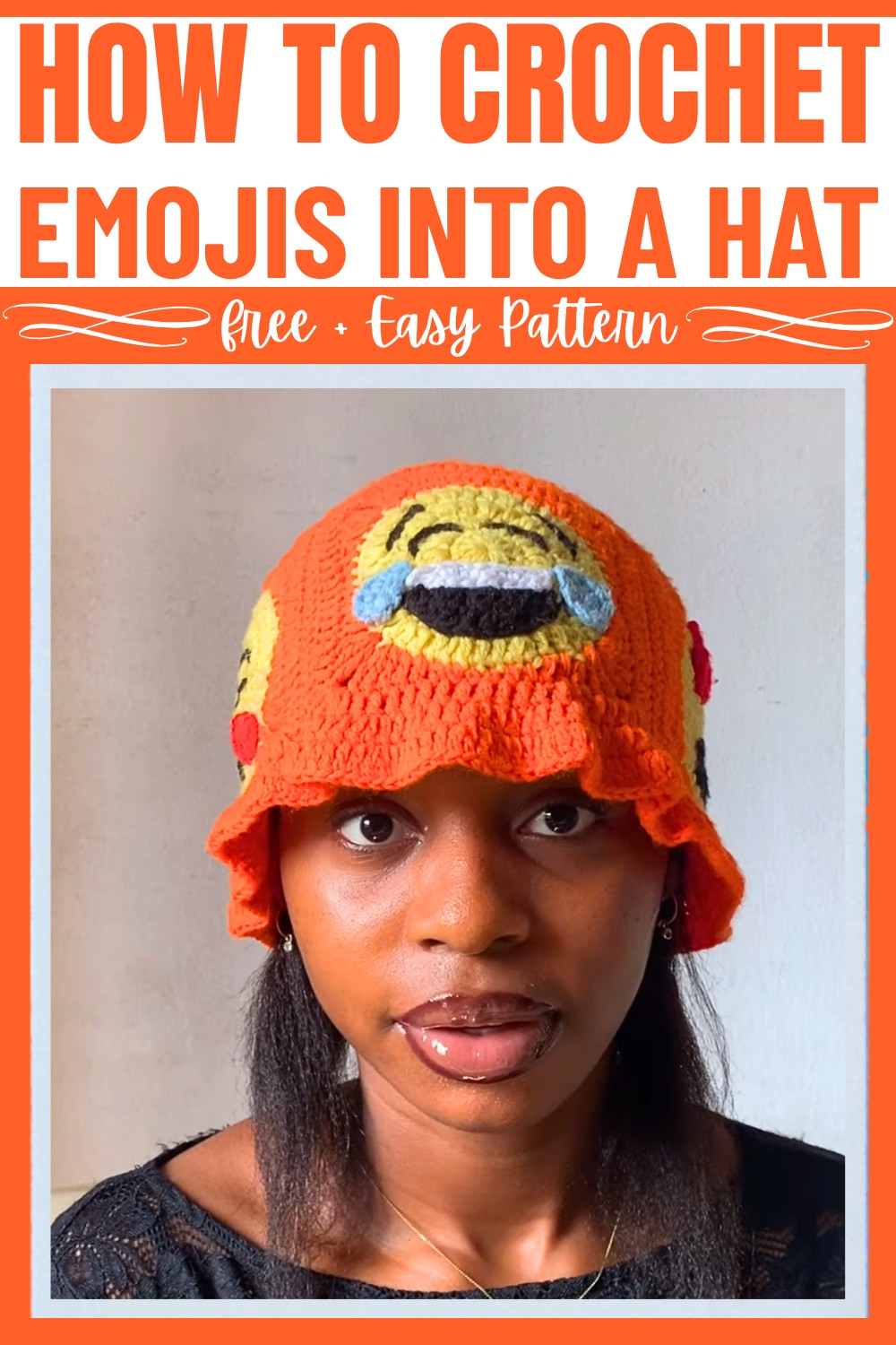 Favourite Emojis into a Crochet Hat