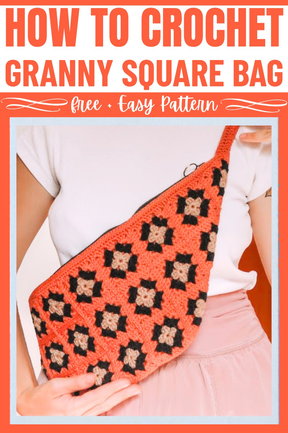 Granny Square Crochet Bag