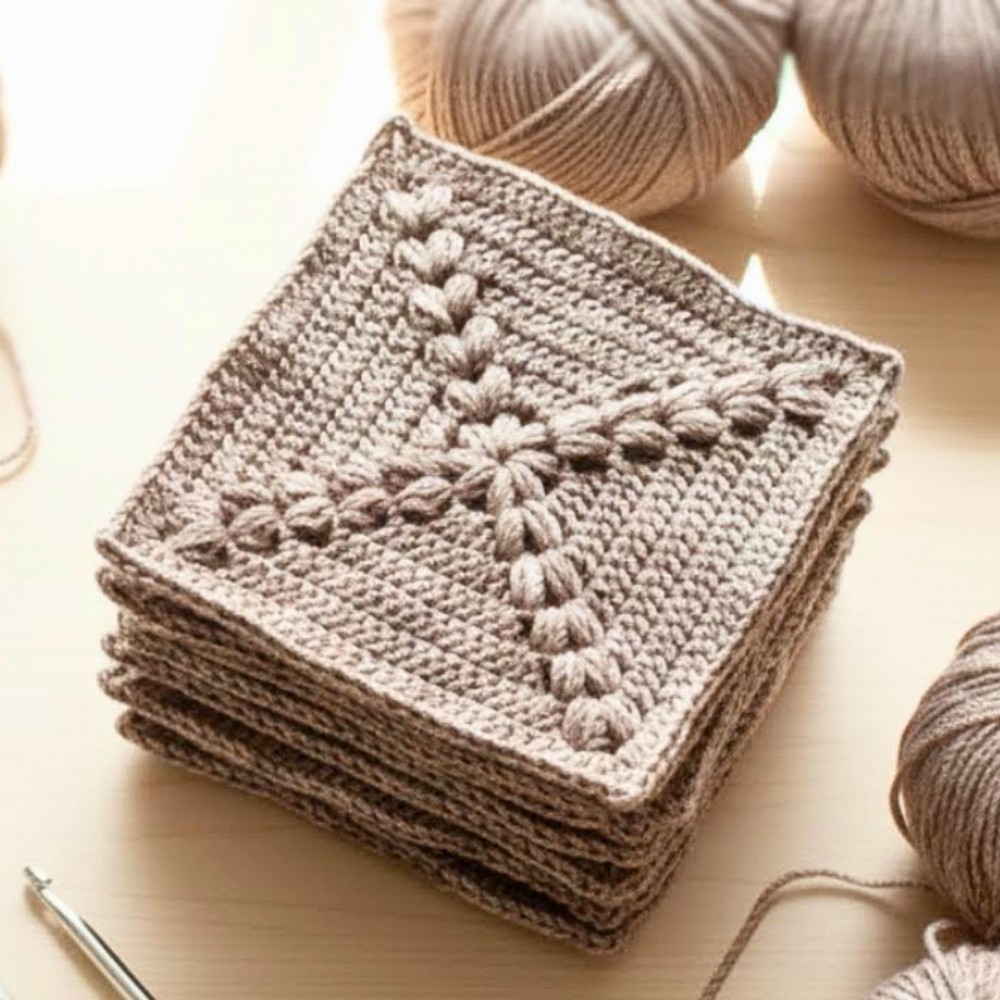 How to Crochet a Decorative Granny Square