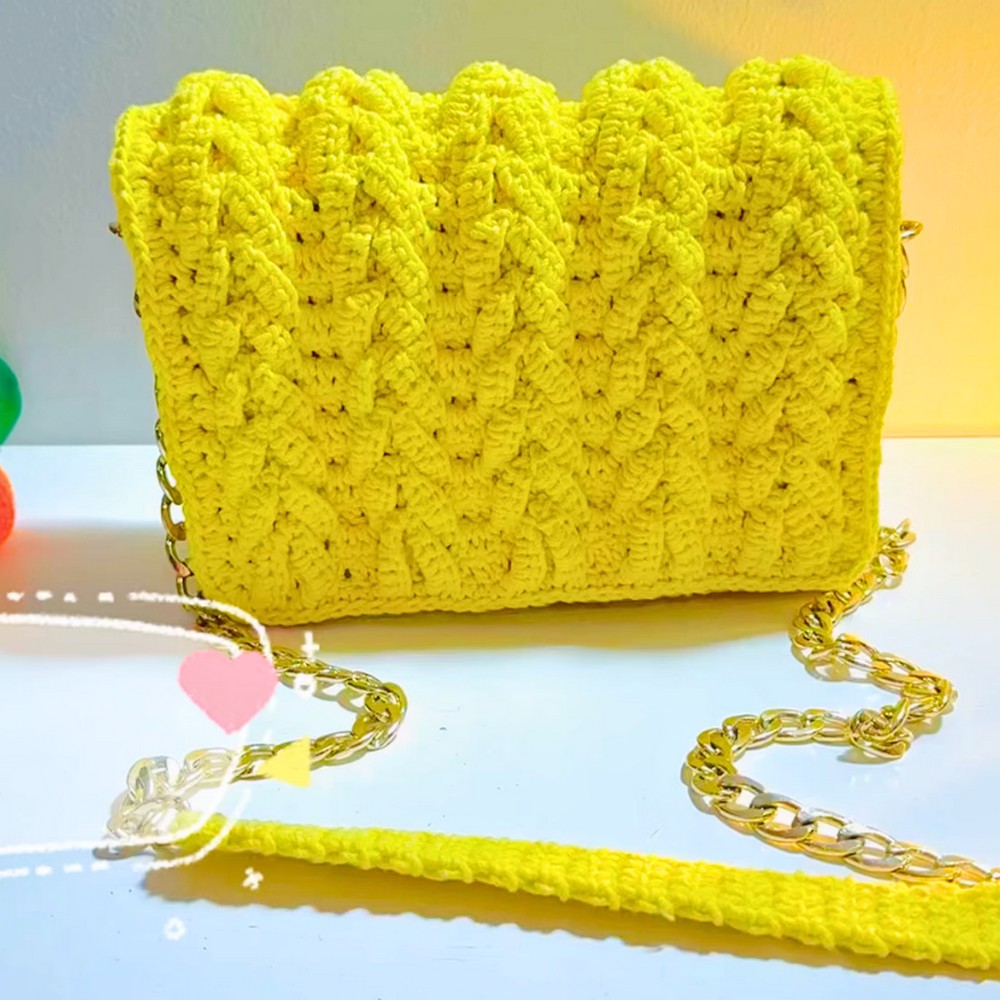 Step by Step Crochet Bag Tutorial With Graceful Stitches