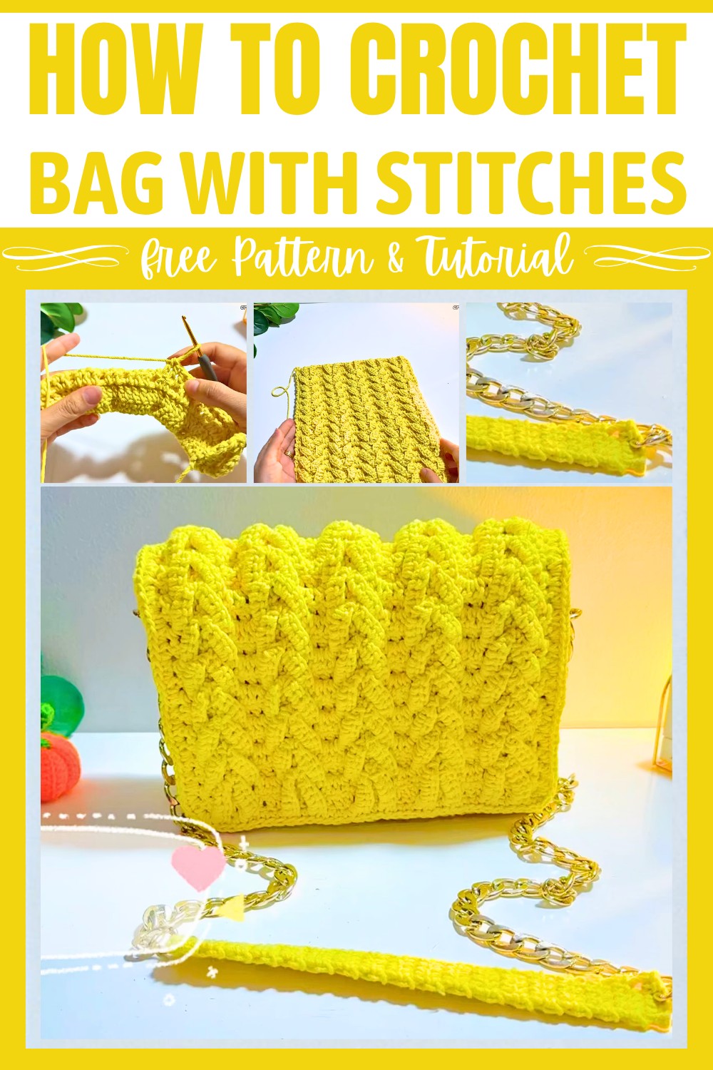 Step by Step Crochet Bag Tutorial With Graceful Stitches