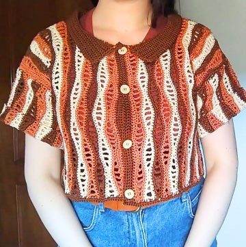 Vertical Bricks Crochet Top Tutorial - Stylish & Simple