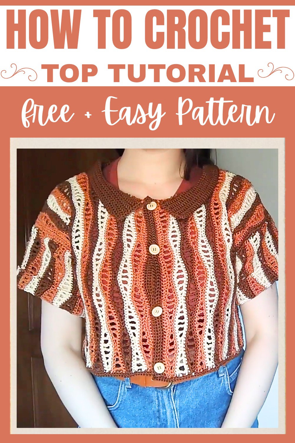 Vertical Bricks Crochet Top Tutorial - Stylish & Simple