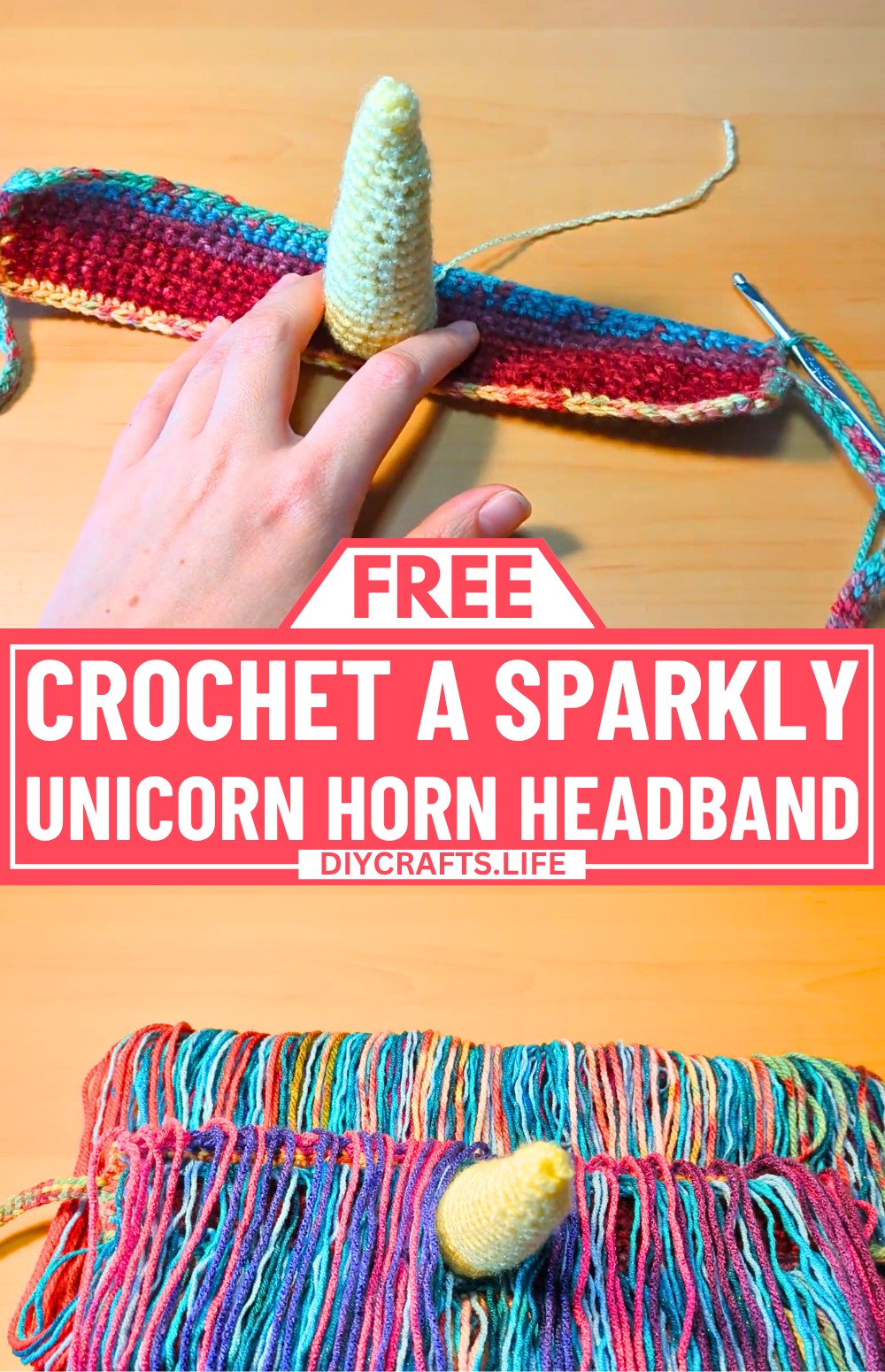 Crochet a Sparkly Unicorn Horn Headband - Simple Costume in 2 Hours