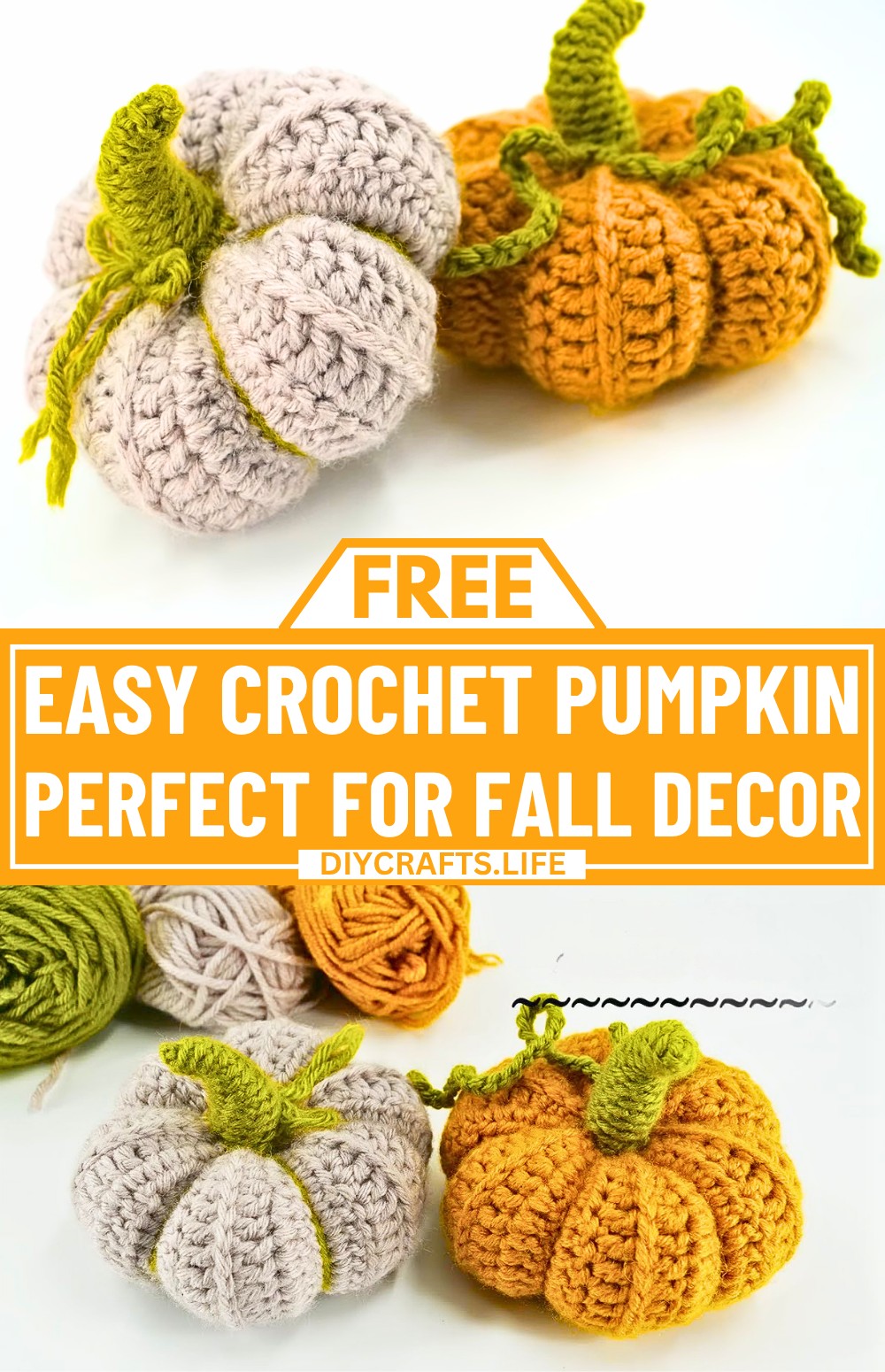 Easy Pumpkin Crochet Pattern : Perfect for Fall Decor