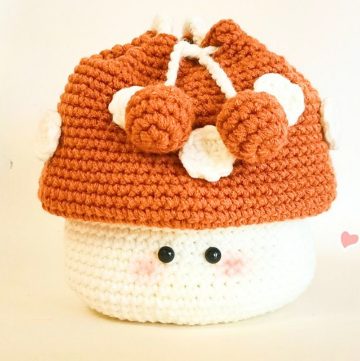 How To Crochet A Mushroom Bag