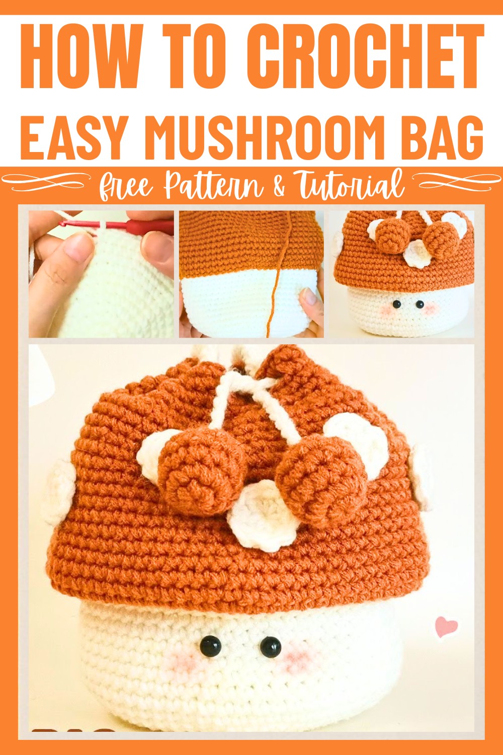 How To Crochet A Mushroom Bag