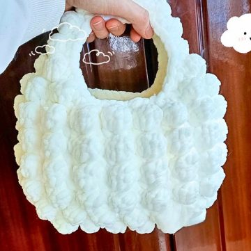 Crochet A Cute And Soft Cloud Bag