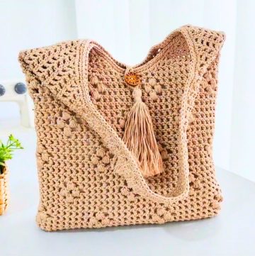 How to Crochet A Simple and easy crochet Hobo Bag
