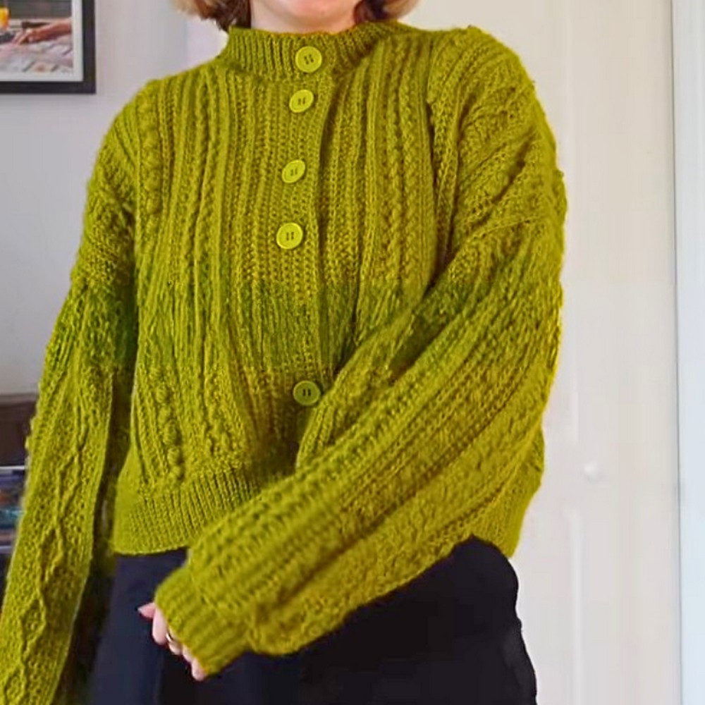 Crochet Cable Cardigan Tutorial With Easy Steps for a Stylish & Cosy Look
