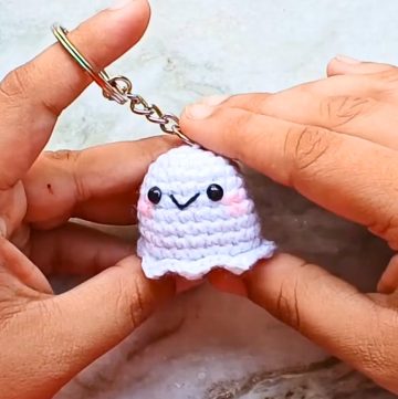 Crochet Ghost Amigurumi Keychain Tutorial Perfect