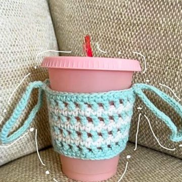 Crochet Scrap Yarn Keep Cup Holder – Easy and Fun Accessory