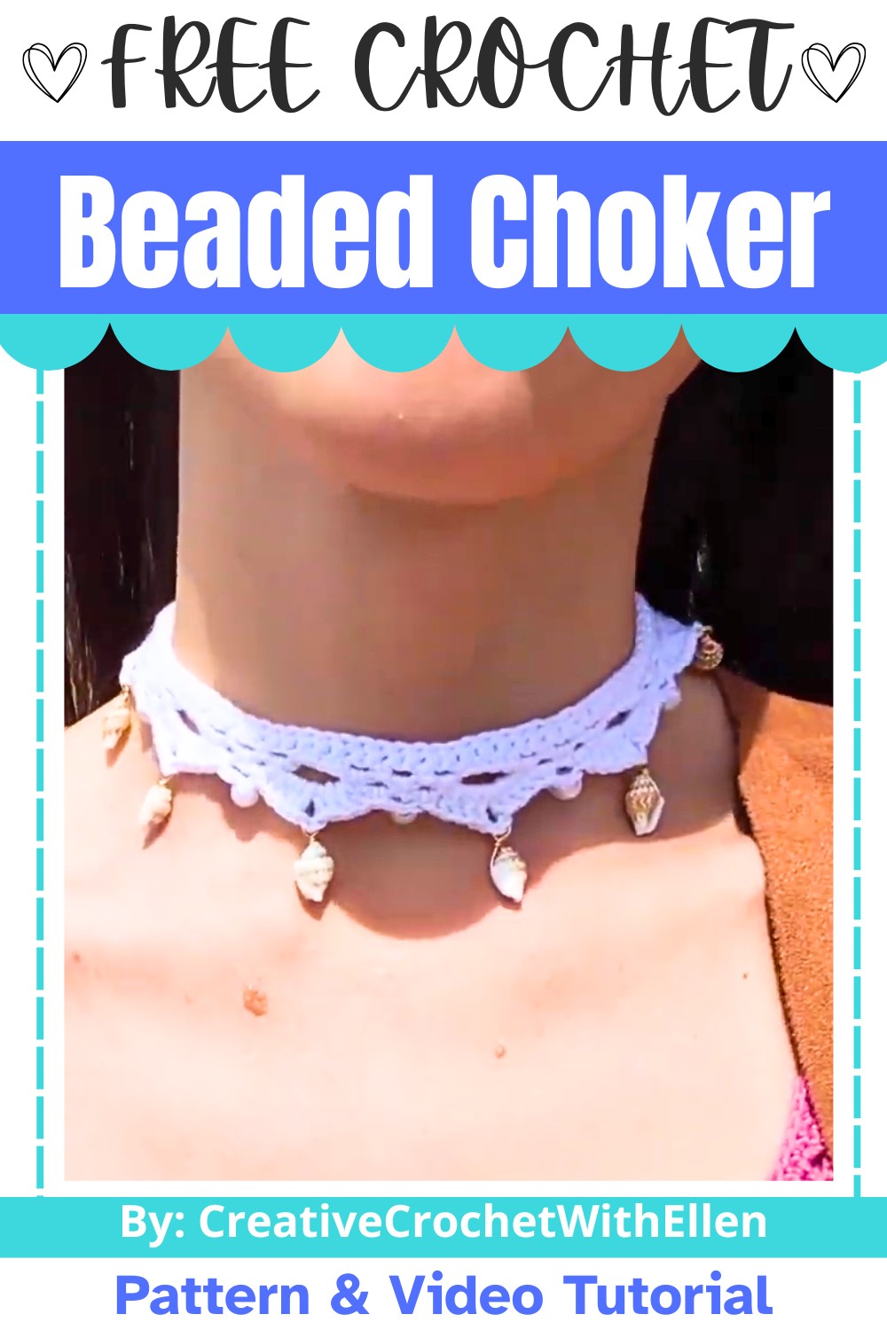 Easy Crochet Beaded Choker Tutorial with Stylish Summer Accessory