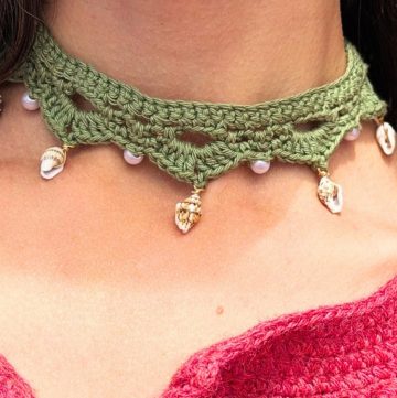 Easy Crochet Beaded Choker Tutorial with Stylish Summer Accessory