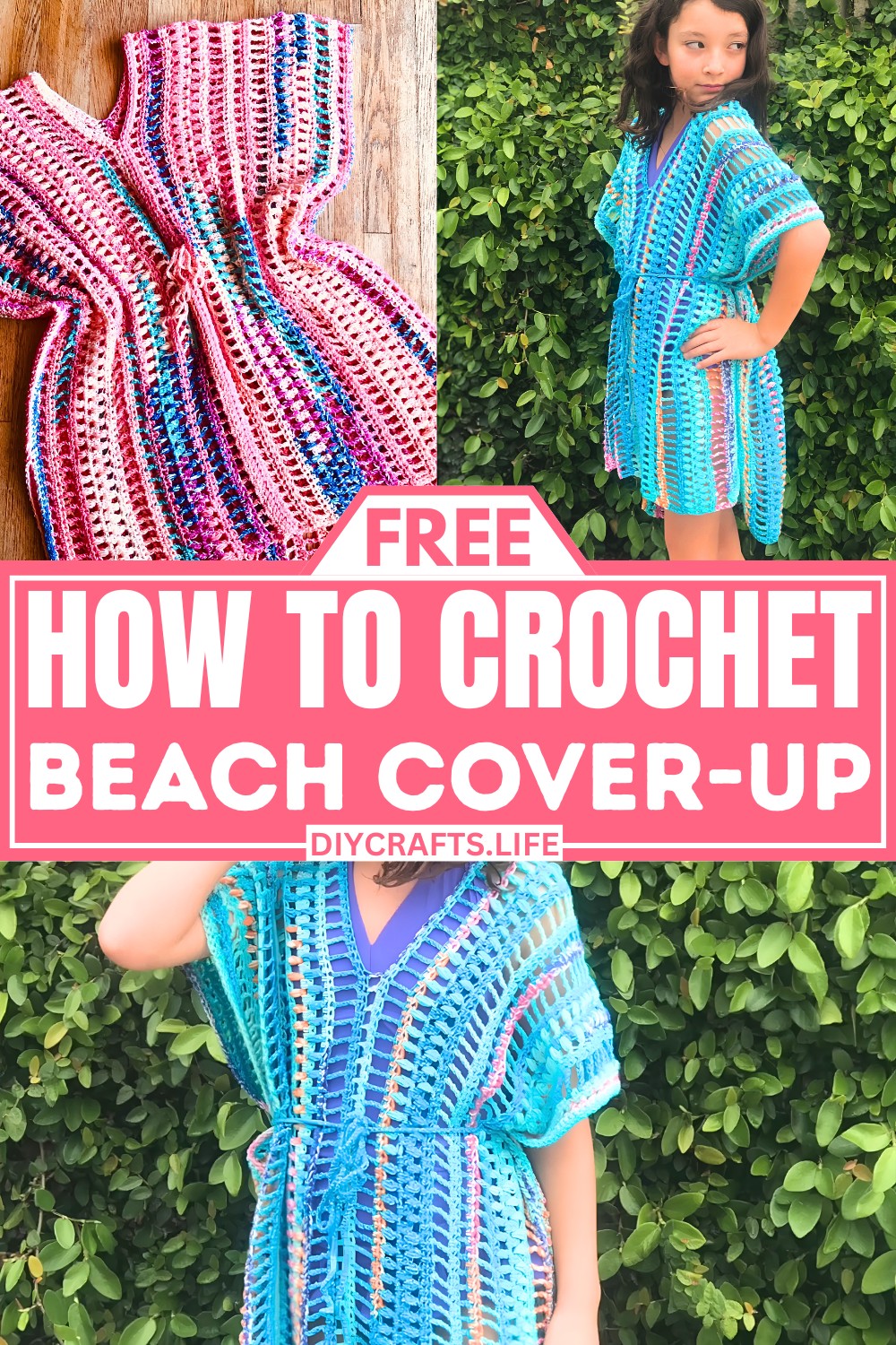 Crochet Plus Size Boho Top & Beach Cover-Up Pattern