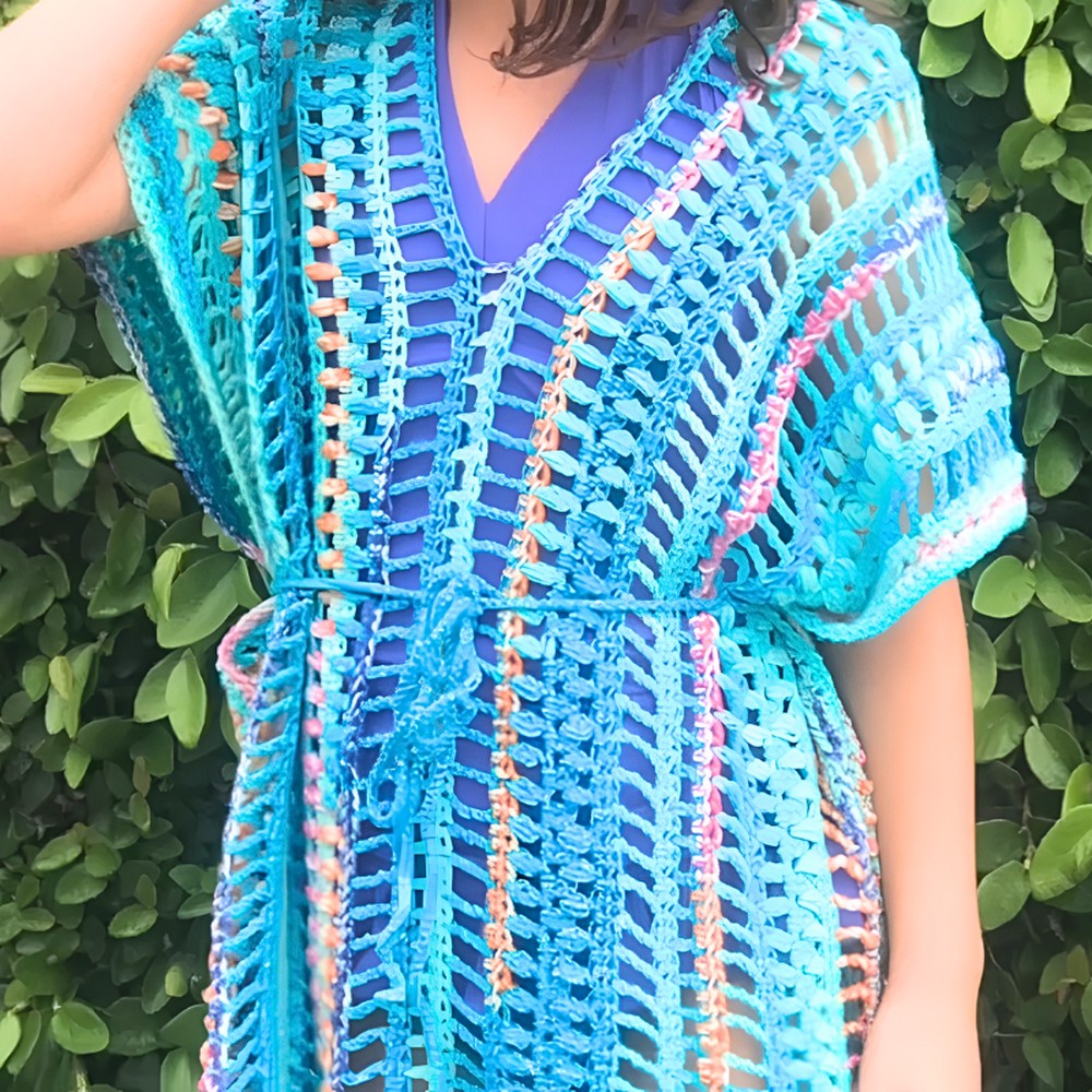 Crochet Plus Size Boho Top & Beach Cover-Up Pattern