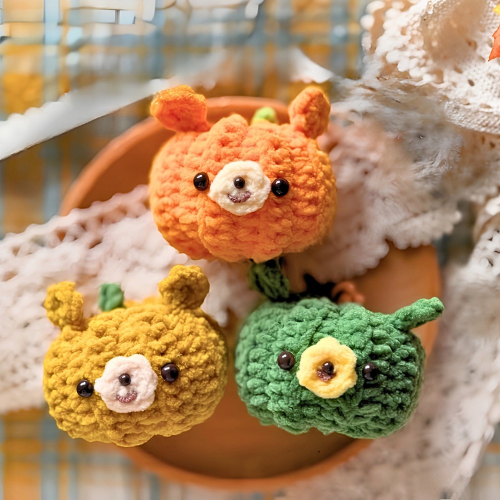 Crochet Pumpkin Cubs With Simple Fall Plush Tutorial