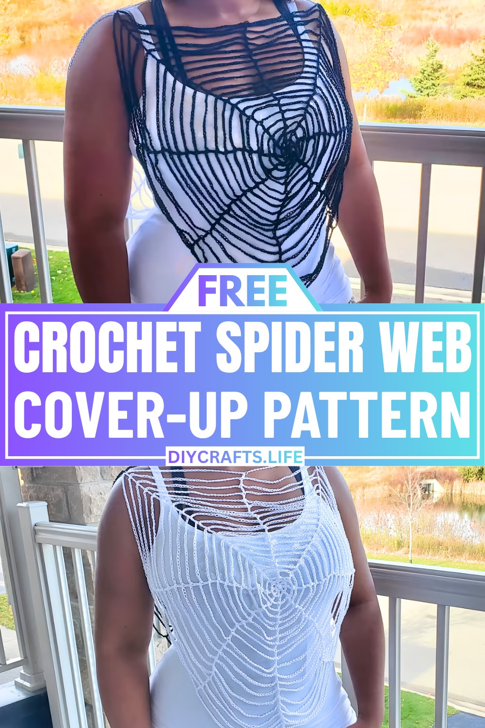 Crochet Spider Web Cover-Up With Easy and Stylish Design