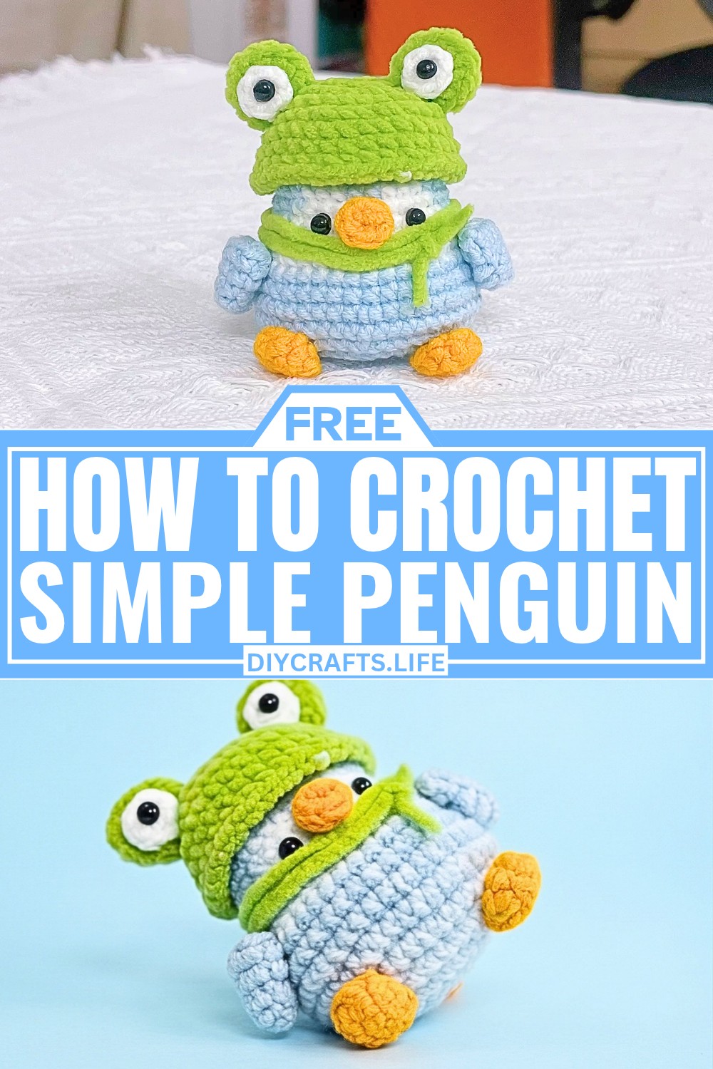 No Sewing Icon How to Crochet Cute Penguins for Beginners - DIY Crafts