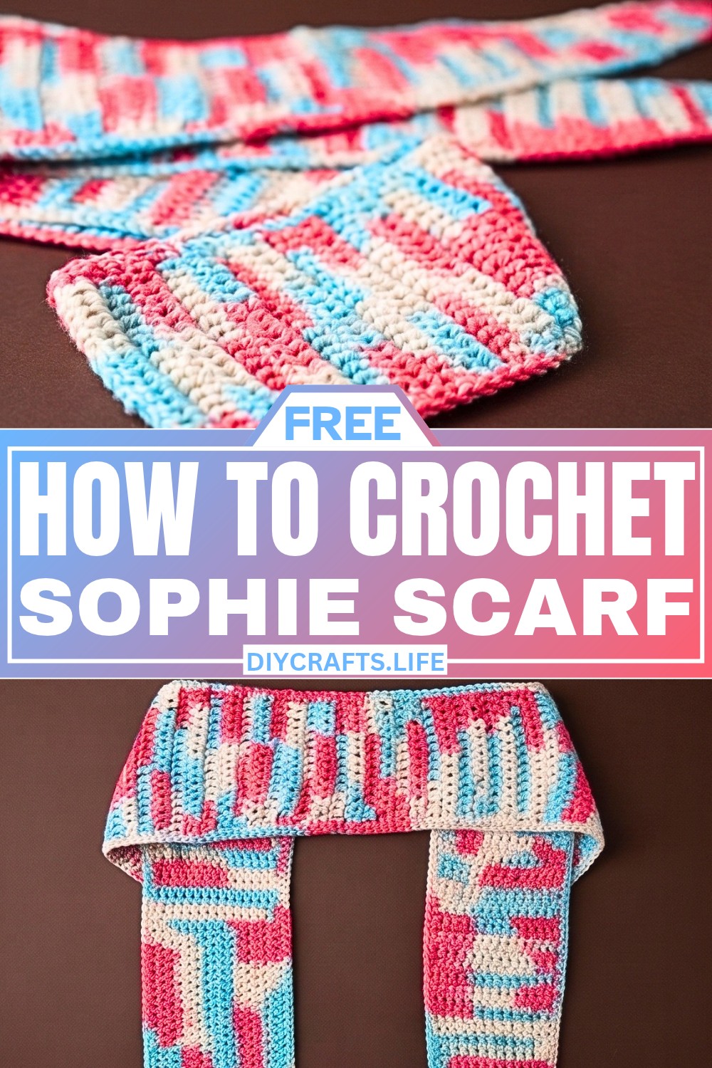 Shape Using Yarn Activity How to Crochet Sophie Scarf Pattern for All - DIY Crafts
